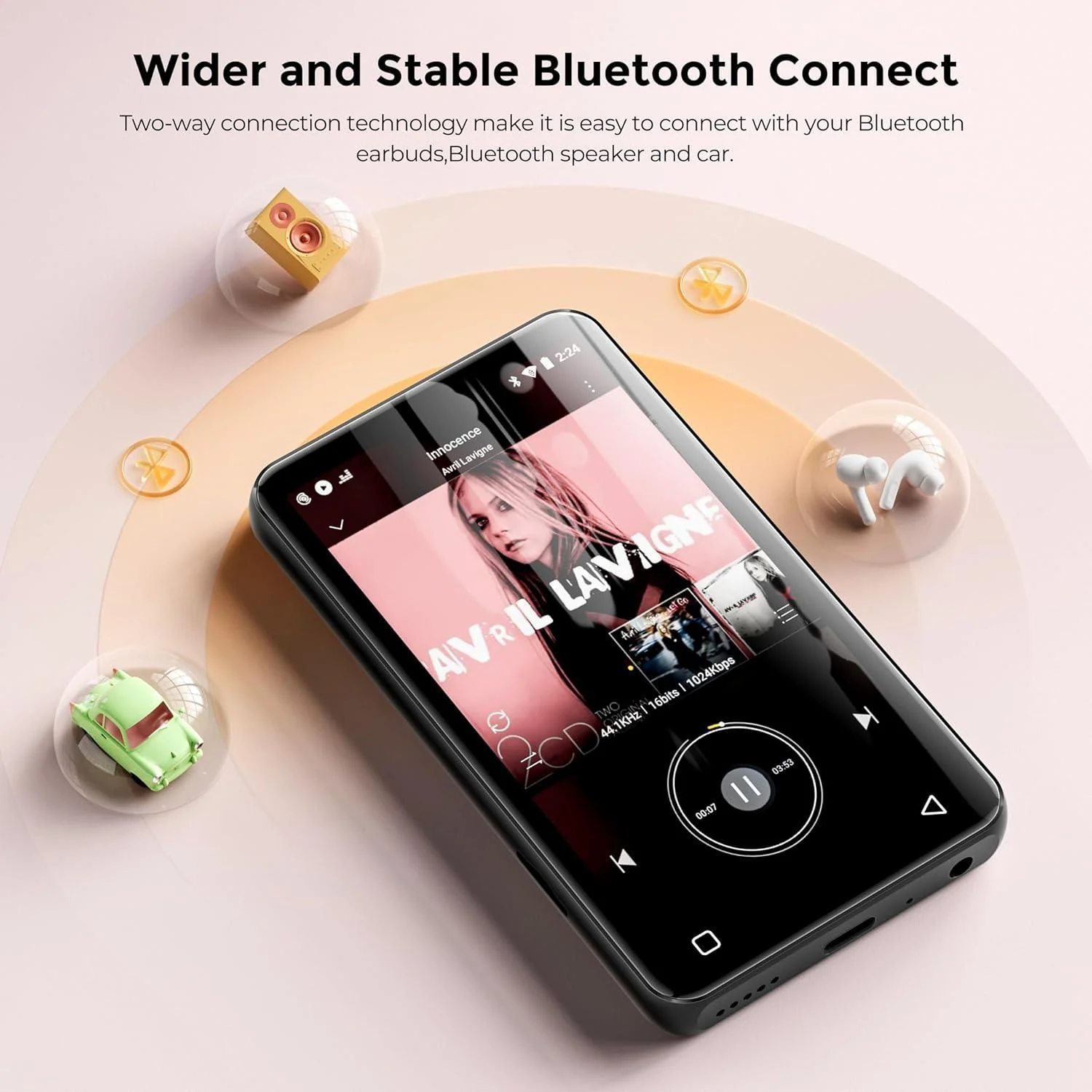 INNIOASIS G3 Streaming MP3 Player 【Supports Spotify, Pandora, and Amazon Music】 - Image 7